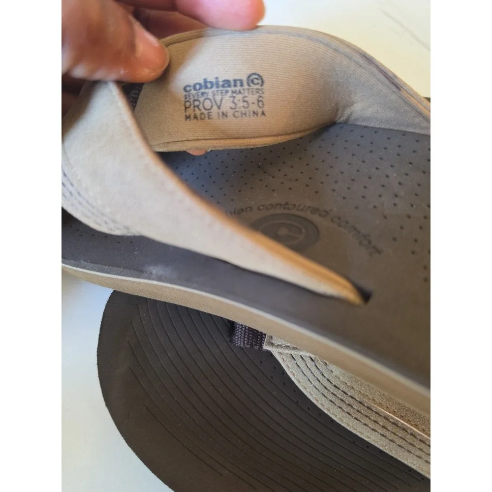 Cobian Brown Flip Flop Sandals Size 6 US